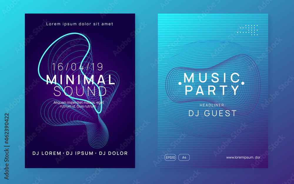 Abstract music flyer. Techno dj party. Electro dance event. Electronic trance sound. Club poster. Abstract music flyer. Techno dj party. Electro dance event. Electronic trance sound. Club poster.