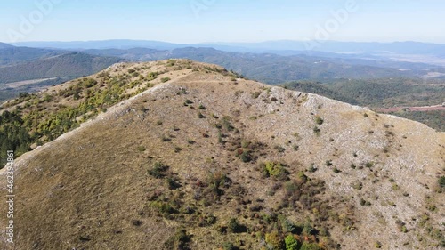 Amazing Autumn Landscape of Lyubash mountain, Pernik Region, Bulgaria photo