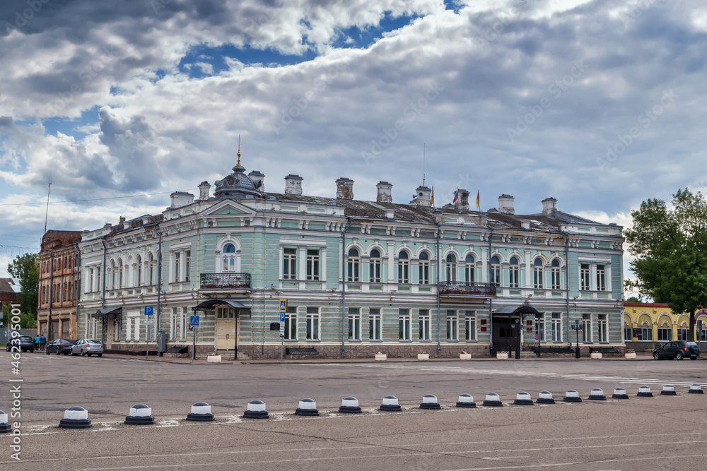 Uspenskaya square in Uglich, Russia
