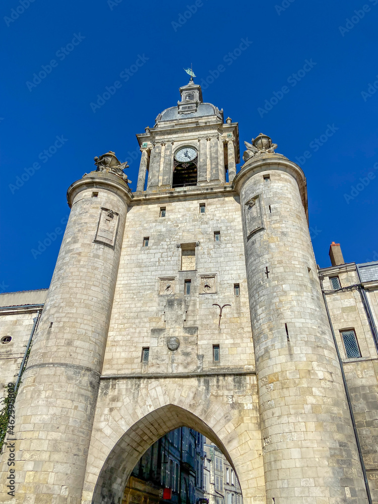 Porte de la Grosse Horloge à La Rochelle, Charente-Maritime