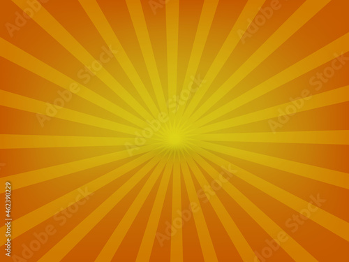 orange gold and yellow sunlight sunburst sunshine background design for light ray banner  ads  template  product  sales promotion  social media  background wallpaper vector illustration  