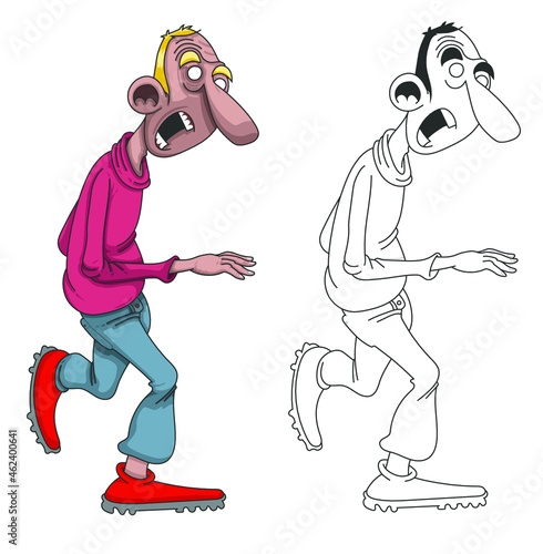 Personne qui court en footing