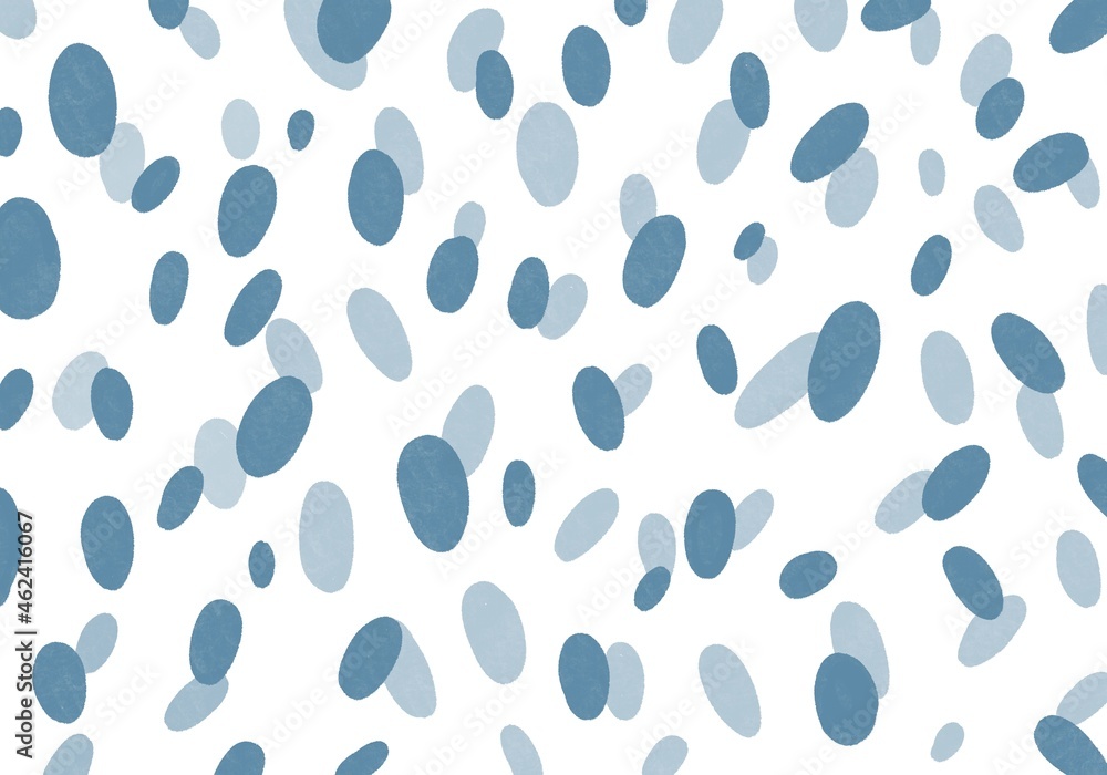 Pastel blue background circles ovals. Soft blue white confetti background
