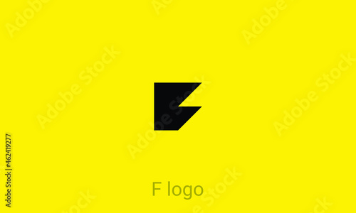 Letter F logo Creative design f parquet flooring vector design