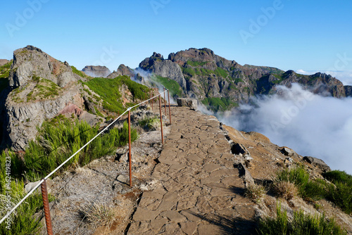 Madeira - Wanderweg im Gebirge