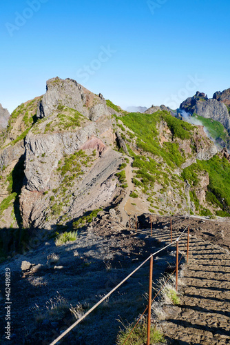 Madeira - Wanderweg im Gebirge