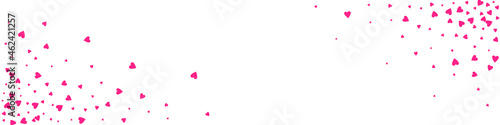Wallpaper Mural Pink Confetti Vector Panoramic White Backgound. Torontodigital.ca