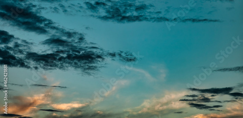 Dramatic cloudscape natural background