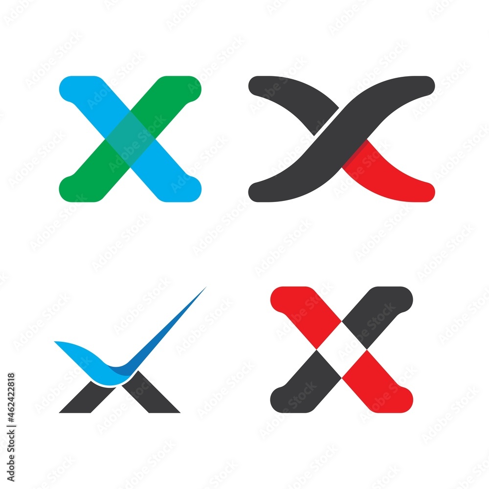 X Letter Logo Template vector icon X Letter Logo Template vector icon