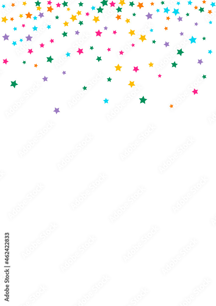 Variegated Twinkle Vector White Background Starry