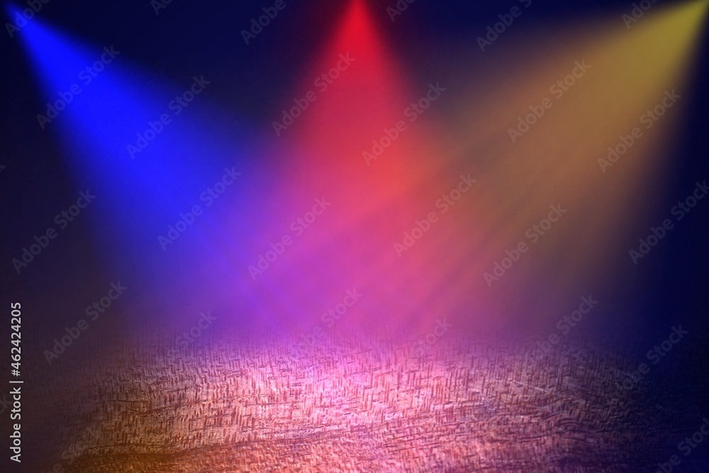 stage spotlight abstract rainbow lighting background