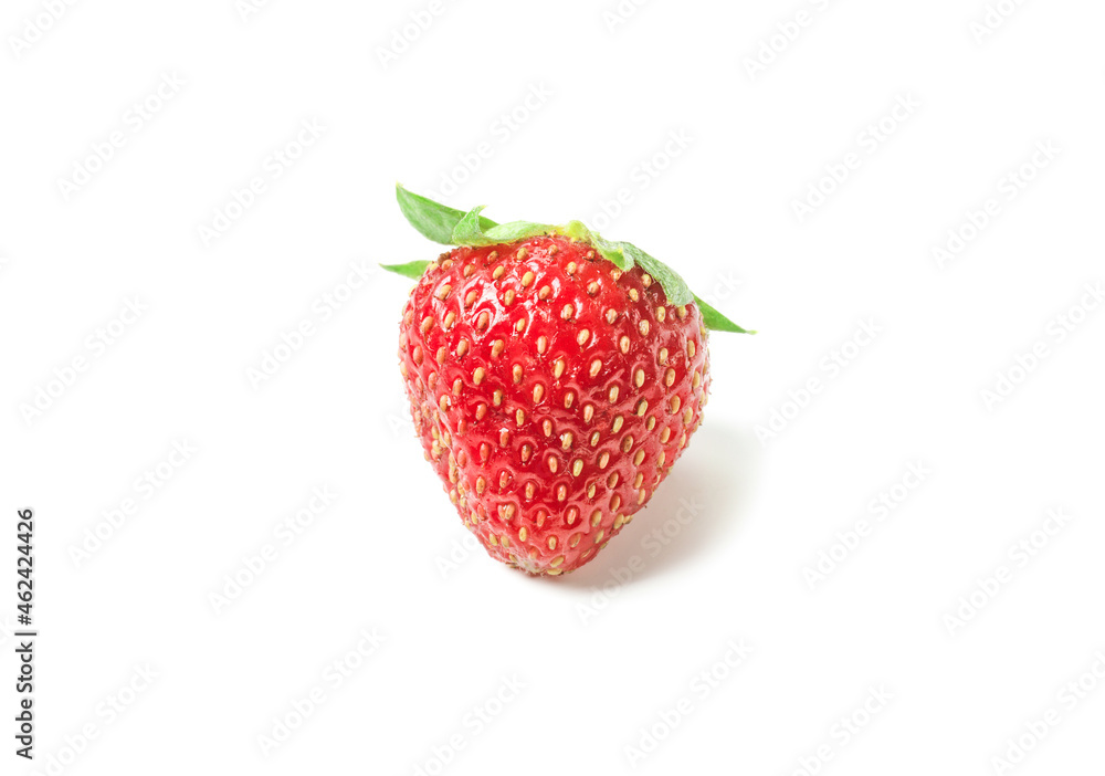 fresh ripe strawberry isolated on white background fresh ripe strawberry isolated on white background