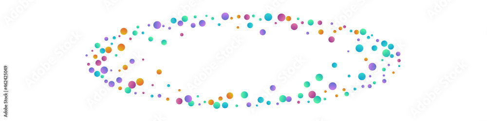Rainbow Round Fun Vector Panoramic Background. Rainbow Round Fun Vector Panoramic Background.