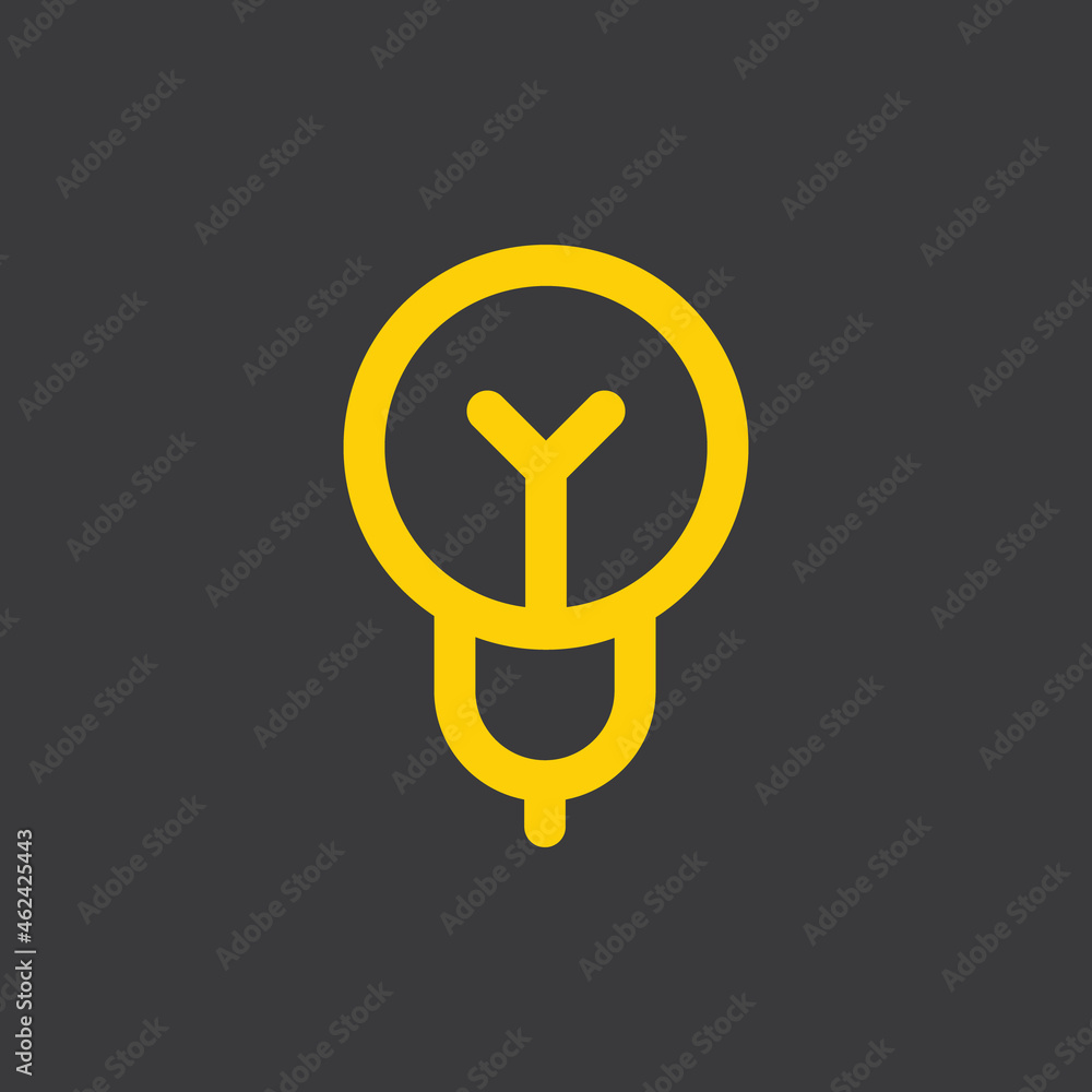 Light Bulb linear icon vector. Idea sign, solution, thinking concept. Electric lamp. Light Bulb linear icon vector. Idea sign, solution, thinking concept. Electric lamp.