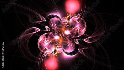 抽象的でフラクタルな高解像度の背景