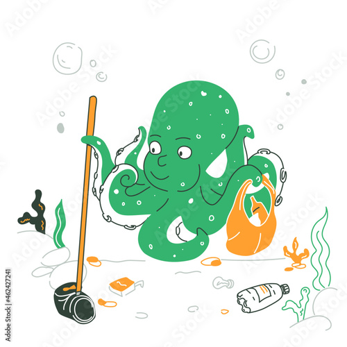 Cleaning ocean
