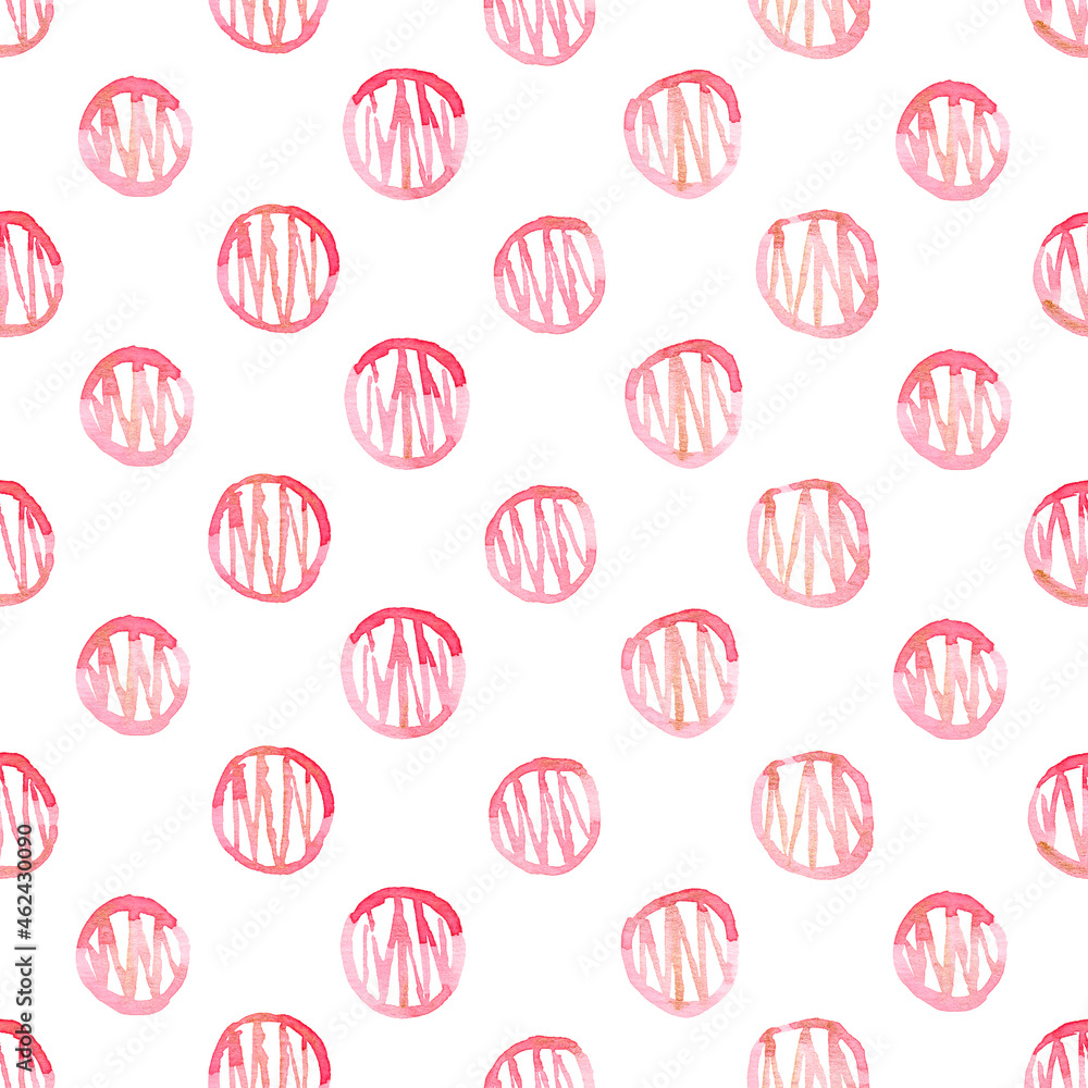 Watercolor seamless pattern abstract background. Hand drawn illustration.