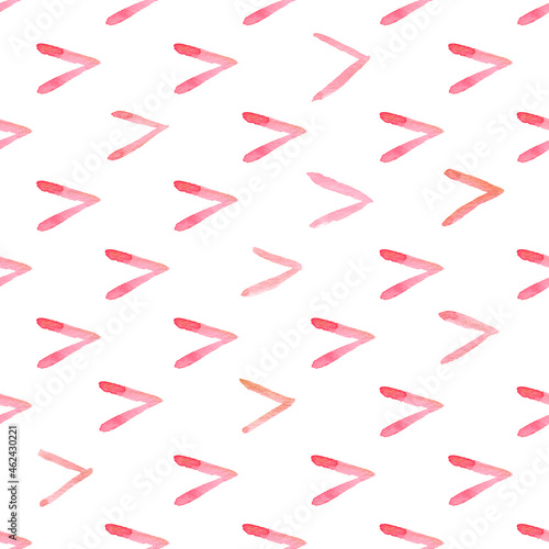 Obraz na płótnie Watercolor seamless pattern abstract background. Hand drawn illustration. w salonie