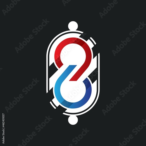 Barbershop logo template