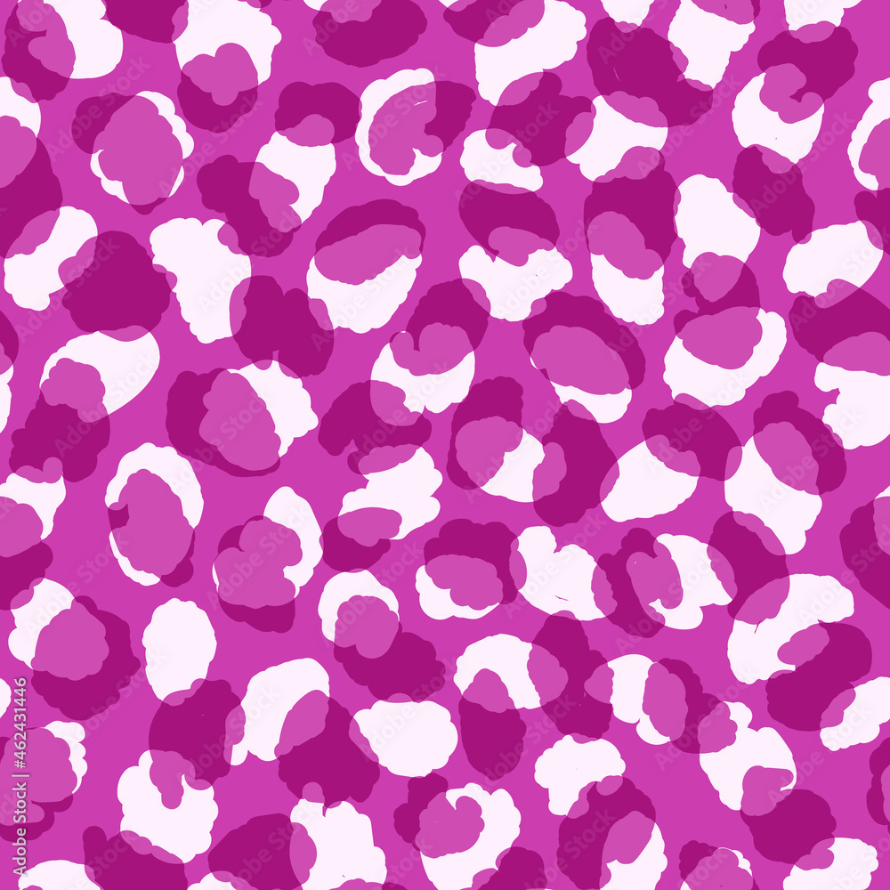Abstract modern leopard seamless pattern. Animals trendy background. Pink decorative vector stock illustration for print, card, postcard, fabric, textile. Modern ornament of stylized skin Abstract modern leopard seamless pattern. Animals trendy background. Pink decorative vector stock illustration for print, card, postcard, fabric, textile. Modern ornament of stylized skin