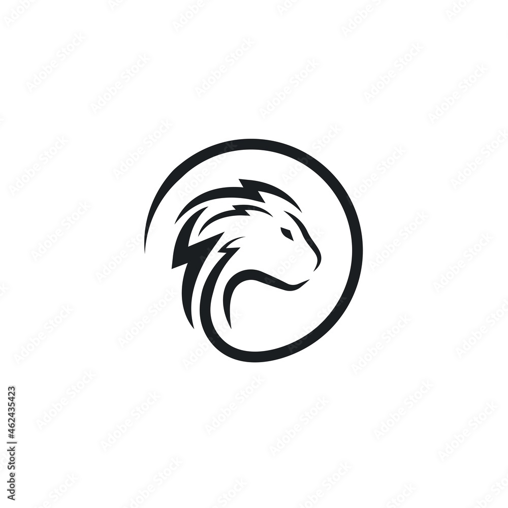 Wolf icon vector illustration concept design Wolf icon vector illustration concept design