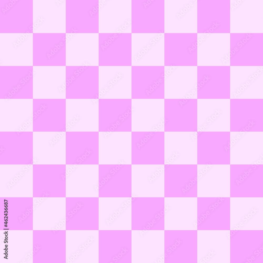 Pink Checkered pattern isolated on light pink background Pink Checkered pattern isolated on light pink background