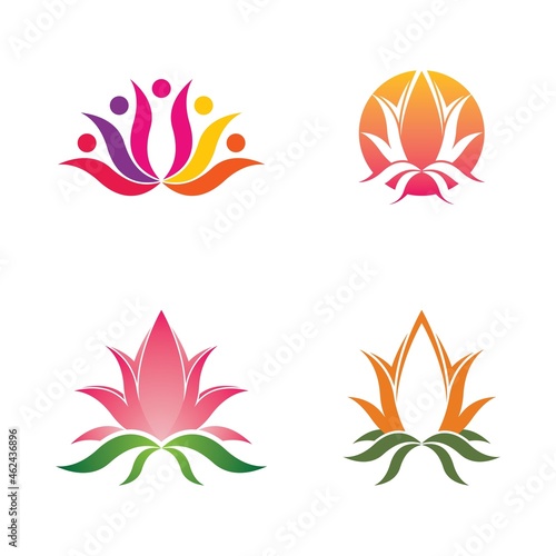 Lotus logo icon set