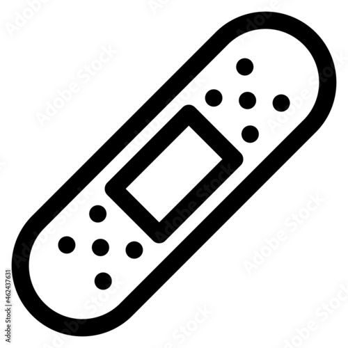 絆創膏　ベクターイラスト