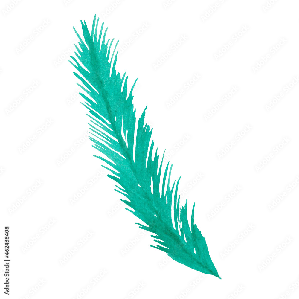 Watercolor illustration hand painted fir tree, pine branch, green spruce isolated on white. Forest art for Christmas, New Year. Winter elements for design postcard, packaging paper, fabric material Watercolor illustration hand painted fir tree, pine branch, green spruce isolated on white. Forest art for Christmas, New Year. Winter elements for design postcard, packaging paper, fabric material