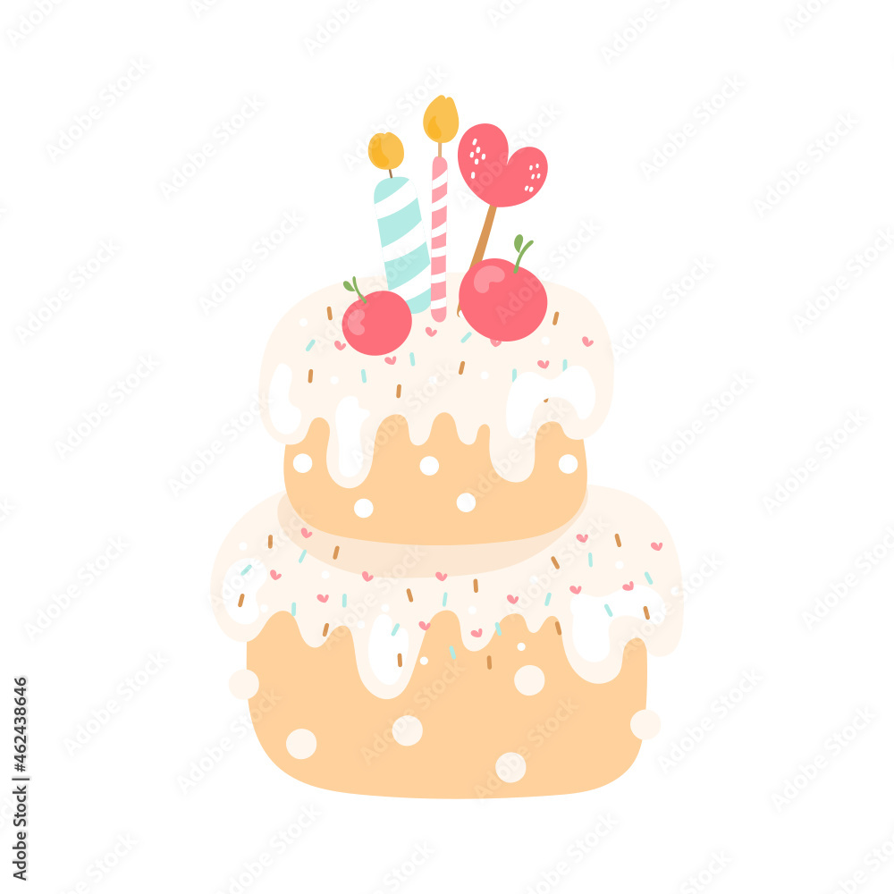 birthday cake illustration birthday cake illustration