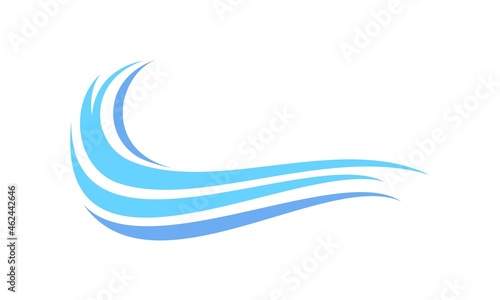 Sea wave illustration vector design
