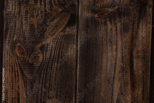 Wooden texture background. Brown wood texture, old wood texture to add text or work design for background product. Top view. 
