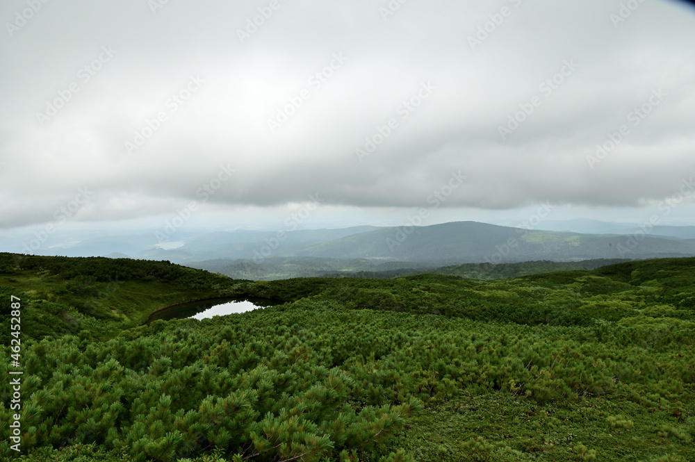 旭岳の上から見下ろした風景 旭岳の上から見下ろした風景