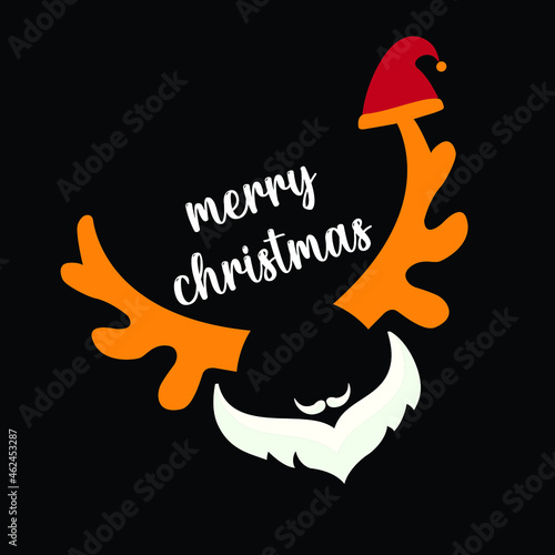 colorful marry christmas t shirt design