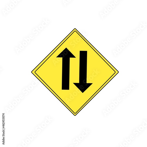 two way traffic sign Free Download two way traffic sign - GFXLoad