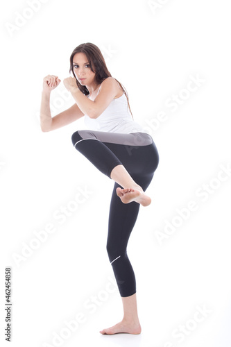 Kicking girl