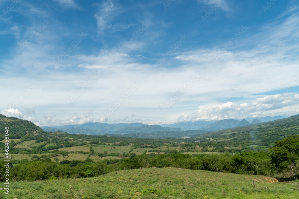 Landscape in the southwest of Antioquia La Pintada. Colombia. 