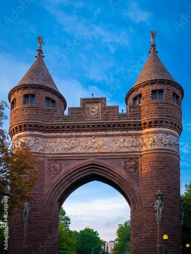 Soldiers and Sailors Memorial Arch in Bushnell Park in Hartford, Connecticut