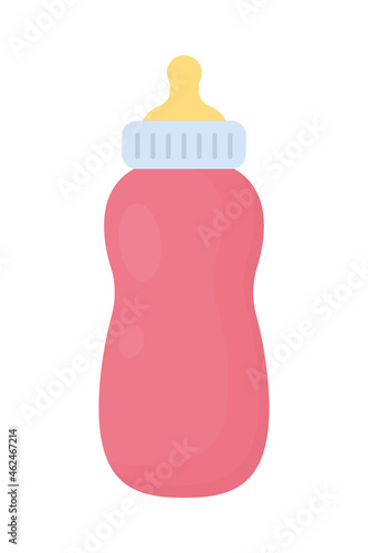 pink baby bottle