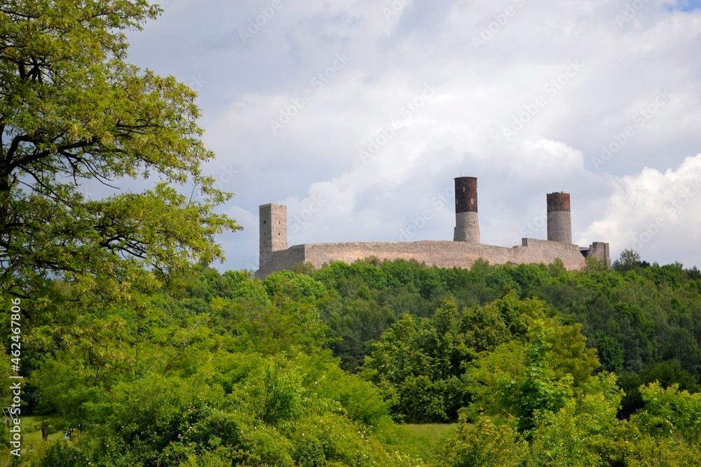 Zamek Królewski w Chęcinach, ruiny zamku, świętokrzyskie