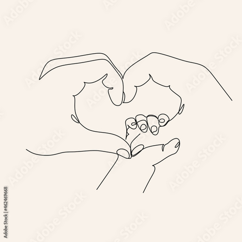 Woman Line drawing vector. Pregnant woman and motherhood Line art