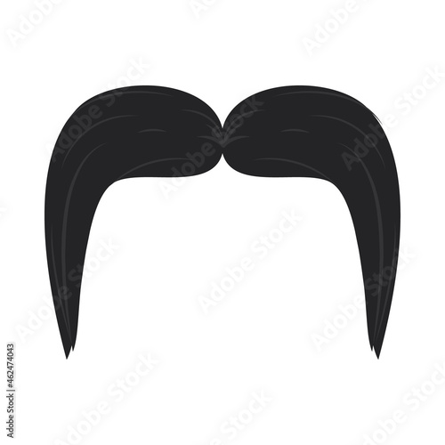 horseshoe moustache icon