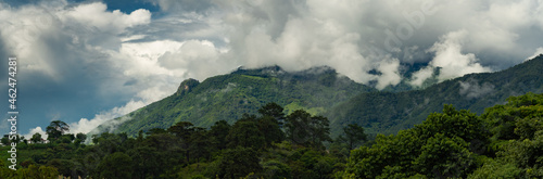 Cayaguanca Crag in the mountains of the north of Chalatenango, El Salvador, near the border with Honduras, Central America