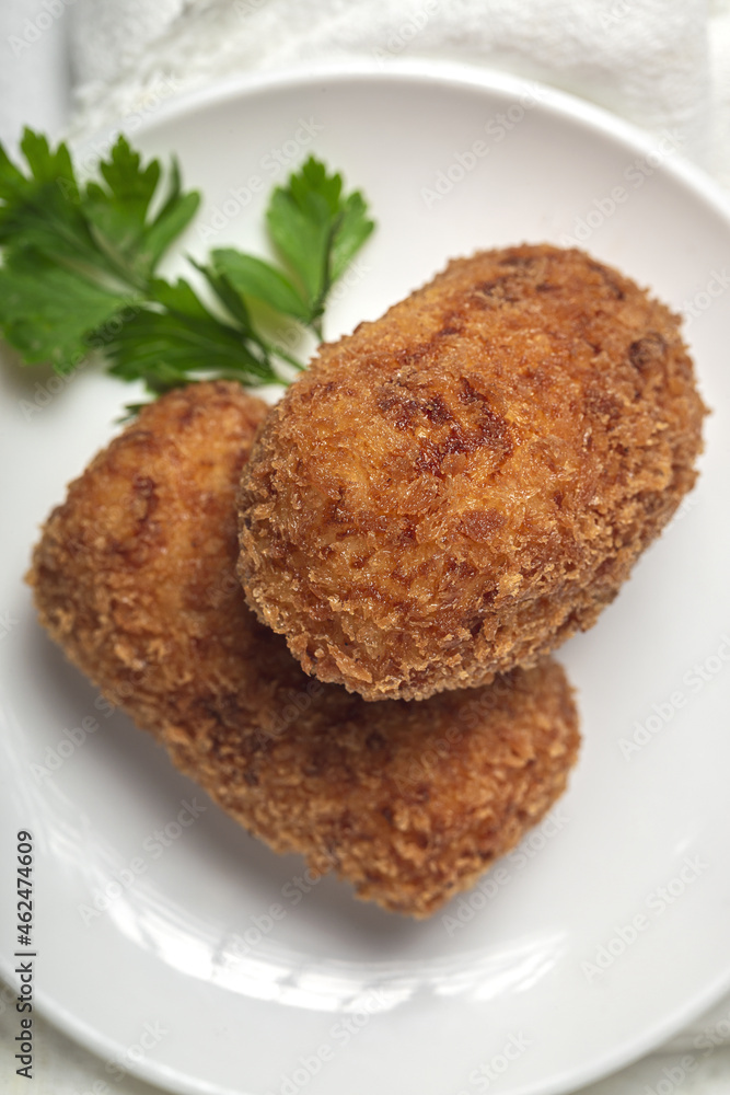 Homemade ham croquettes Homemade ham croquettes