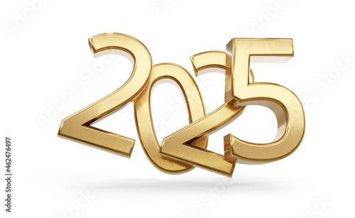 2025 symbol bold golden let...