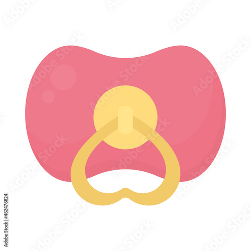 pink pacifier icon