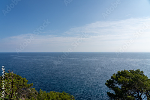view of the sea from mountain