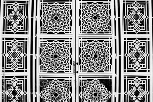 black and white background