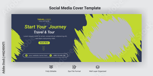 Explore The World travel & tour journey for social media post