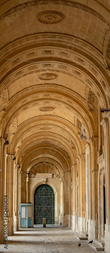 interior of the cathedral in Valletta